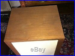 Pair of AR-3a Speakers in Oiled Walnut Veneer Cabinets Really Nice Condition a