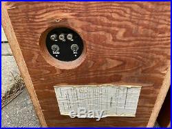 Pair of Acoustic Research AR3 Empty Speaker Cabinets with Crossovers WILL SHIP