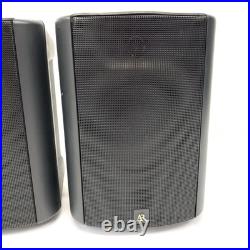 Pair of Acoustic Research AR Wall Mountable 2way Speakers Black Tested