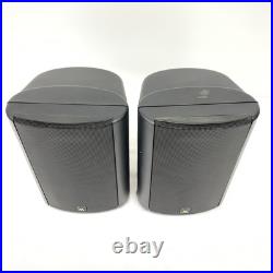 Pair of Acoustic Research AR Wall Mountable 2way Speakers Black Tested