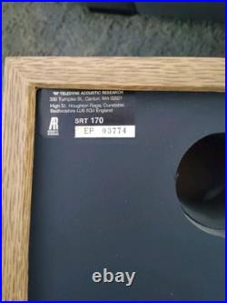 Pair of Acoustic Research SRT 170 Speakers Tested & Working AR Studio Recording