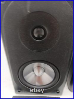 Pair of Acoustic Research VP series Loud speakers ARVP25 with mounts black