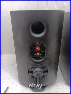 Pair of Acoustic Research VP series Loud speakers ARVP25 with mounts black