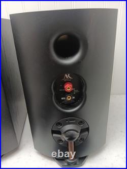 Pair of Acoustic Research VP series Loud speakers ARVP25 with mounts black
