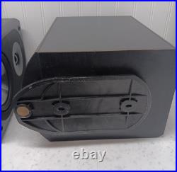 Pair of Acoustic Research VP series Loud speakers ARVP25 with mounts black