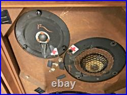 Pair of True Vintage Heath Acoustic Research AR3a AS3a All Is Original Re-coned