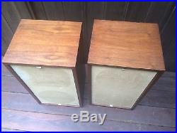 Pair of Vintage 1971 Acoustic Research AR-2ax SPEAKERS Sequential Serial Numbers