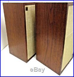 Pair of Vintage Acoustic Research AR-4X Speakers Tested Work and Sound GREAT