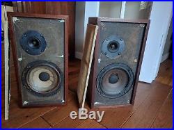 Pair of Vintage Acoustic Research AR-4X Speakers Tested Working