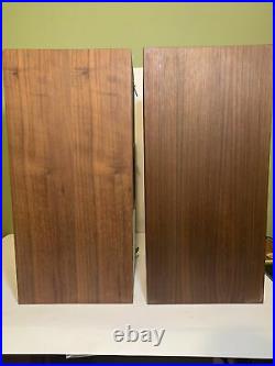 Pair of Vintage Acoustic Research AR-4x Speakers Oiled Walnut