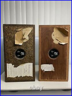 Pair of Vintage Acoustic Research AR-4x Speakers Oiled Walnut Video