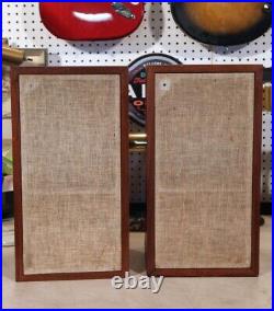 Pair of Vintage Acoustic Research AR-4x Speakers Walnut TESTED! Read Description