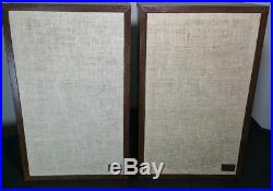 Pair of Vintage Acoustic Research AR-7 Bookshelf Speakers Needs refoam