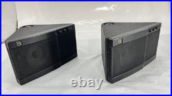 Pair of Vintage Acoustic Research AR Powered Partner 570 Wedge Speakers AV750/57