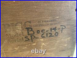 Pair of vintage Bigg of California BOC-14-P floor speakers Home Audio Untested
