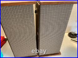 Pair of vintage Bigg of California BOC-14-P floor speakers Home Audio Untested