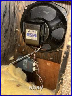 Pair of vintage Bigg of California BOC-14-P floor speakers Jensen Home Audio