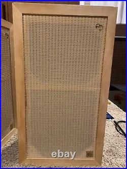 RARE Early Vintage Acoustic Research AR3 Speakers Early Mid Fully Restored EXC