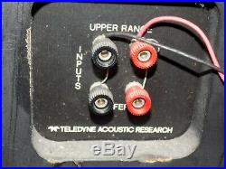 RARE Pair Vintage Teledyne Acoustic Research AR9 Speakers