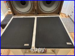 RDL Mark IV Vintage Speakers 15 Woofers 3-Way Refoamed 8 Ohms Tested Working
