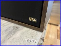 RDL Mark IV Vintage Speakers 15 Woofers 3-Way Refoamed 8 Ohms Tested Working