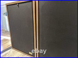 RDL Mark IV Vintage Speakers 15 Woofers 3-Way Refoamed 8 Ohms Tested Working