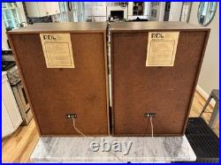 RDL Mark IV Vintage Speakers 15 Woofers 3-Way Refoamed 8 Ohms Tested Working