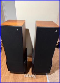 Rare Acoustic Research AR90 Legendary Vintage Hi-Fi Speakers Fully Functional