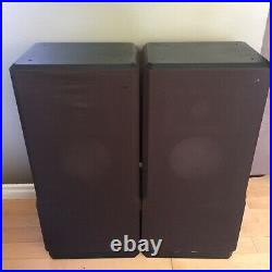 Rare Acoustic Research AR93Q Speaker Enclosure + Cloth Cover + Crossover Only