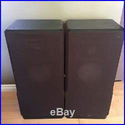 Rare Acoustic Research AR93Q Speaker Enclosure + Cloth Cover + Crossover Only