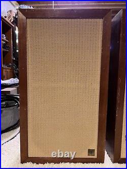 Rare Acoustic Research AR-3 Speakers in Mahogany Finish