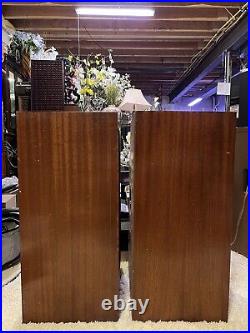 Rare Acoustic Research AR-3 Speakers in Mahogany Finish