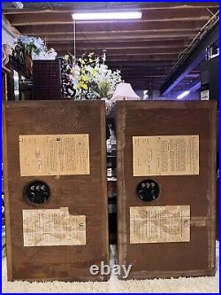 Rare Acoustic Research AR-3 Speakers in Mahogany Finish