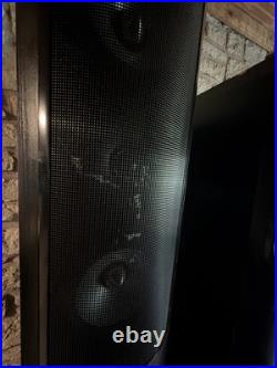Rare Acoustic Research AR-XP410P 3 Way/4 Driver Powered Speakers w 10 Subs