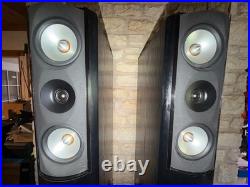 Rare Acoustic Research AR-XP410P 3 Way/4 Driver Powered Speakers w 10 Subs