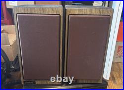 Rare Acoustical Power Labs Bookshelf Speakers 3 way sound very good