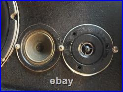 Rare Acoustical Power Labs Bookshelf Speakers 3 way sound very good