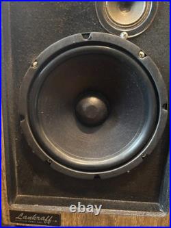 Rare Acoustical Power Labs Bookshelf Speakers 3 way sound very good