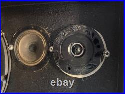 Rare Acoustical Power Labs Bookshelf Speakers 3 way sound very good