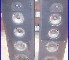 Rare Pr. AR TSW 910 Vintage Tower Speakers Acoustic Research -LOCAL PICKUP