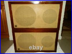 Rare Vintage Acoustic Research AR -1 Loud Speakers Serial # 16873 & 16875