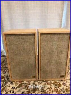 Rare Vintage Acoustic Research AR-2ax Speakers, Unfinished Pine Cabinets