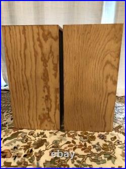 Rare Vintage Acoustic Research AR-2ax Speakers, Unfinished Pine Cabinets