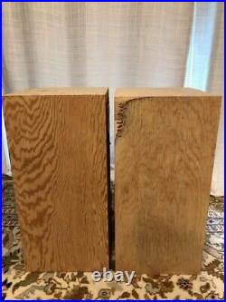 Rare Vintage Acoustic Research AR-2ax Speakers, Unfinished Pine Cabinets