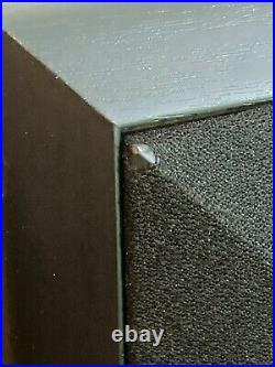 Rare Vintage Acoustic Research AR 308 HO Large Bookshelf Speakers Black Wood