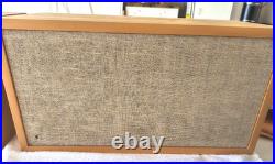 Rare Vintage Acoustic Research AR-4x Bookshelf Speakers Blond Birch Tested