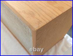 Rare Vintage Acoustic Research AR-4x Bookshelf Speakers Blond Birch Tested