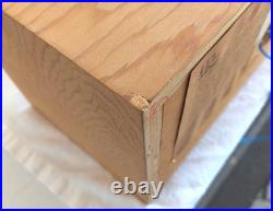 Rare Vintage Acoustic Research AR-4x Bookshelf Speakers Blond Birch Tested