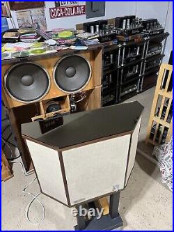 Rare Vintage Acoustic Research AR LST Speakers, Original Drivers, All Working