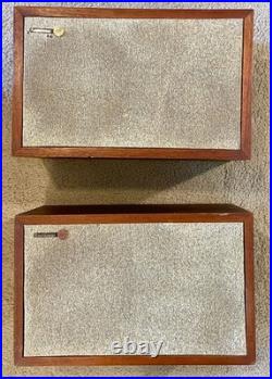 Rare Vintage Rectilinear Mini-III Bookshelf Speaker Pair (Early 1970s)